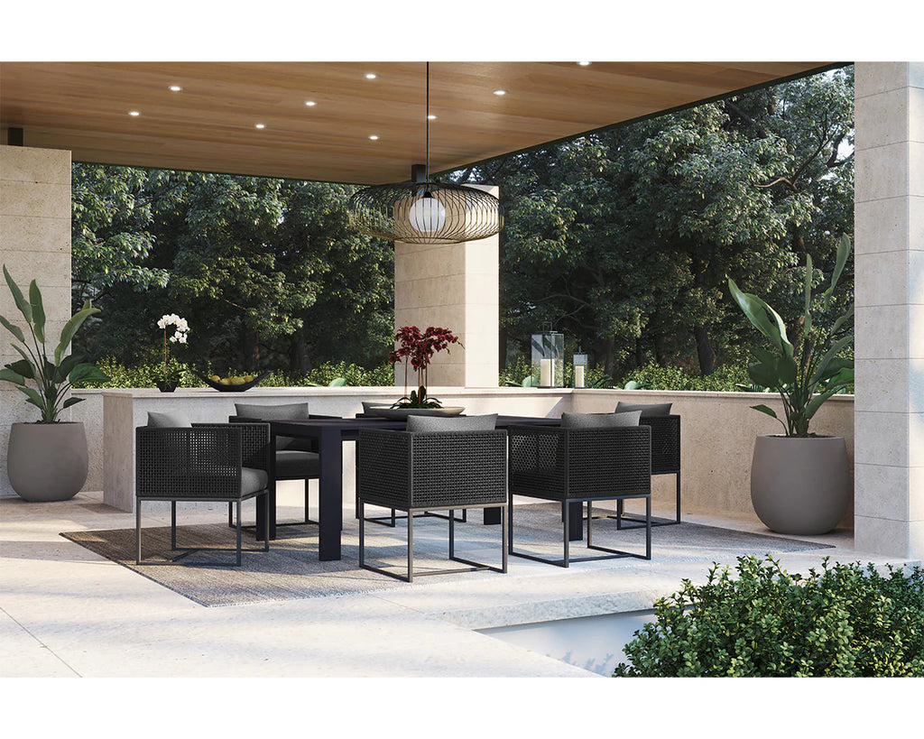 Mateo Dining Table, Black