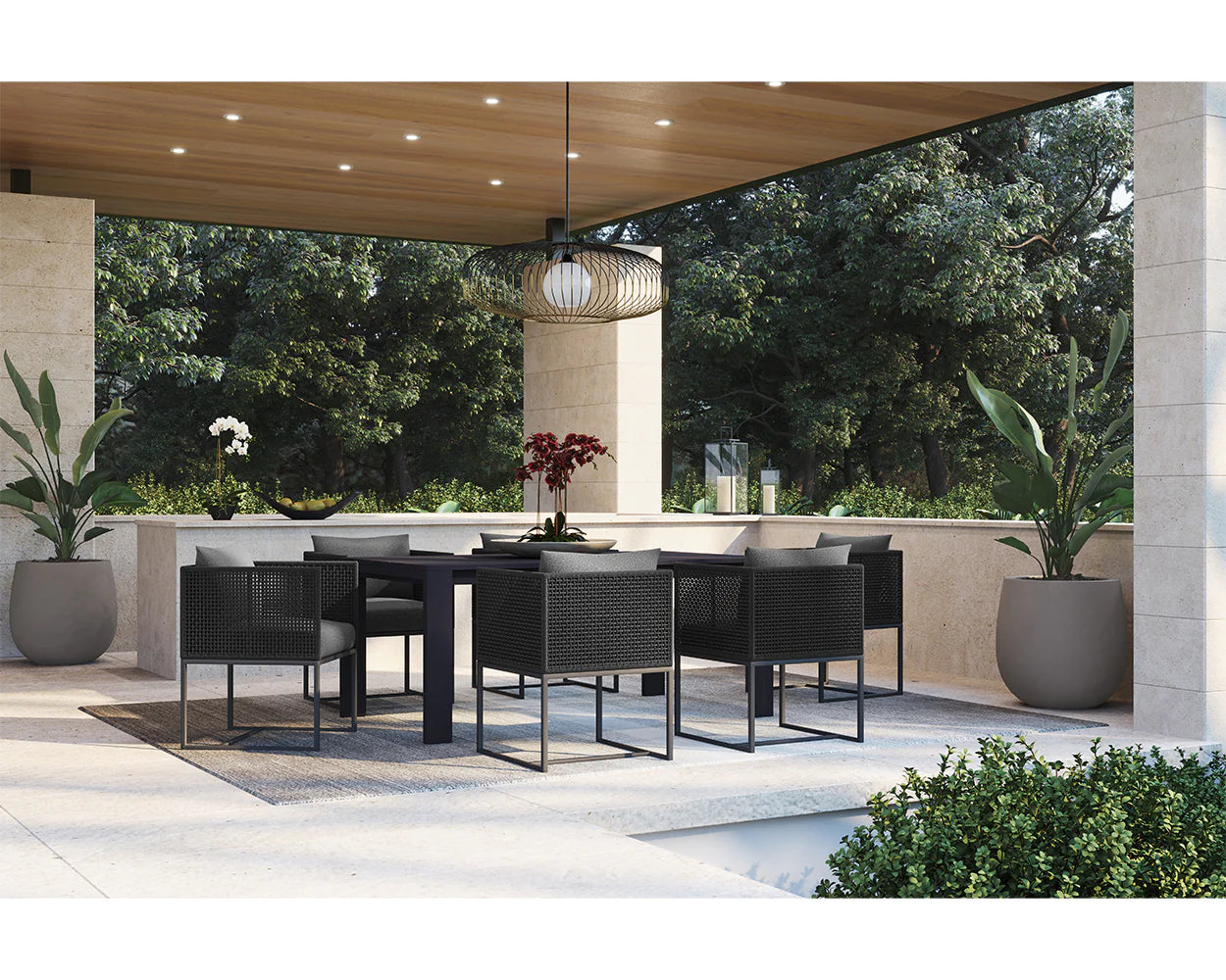 Mateo Dining Table, Black