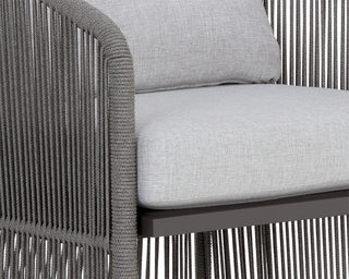 Monaco Outdoor Armchair, Warm Grey