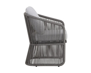 Monaco Outdoor Armchair, Warm Grey