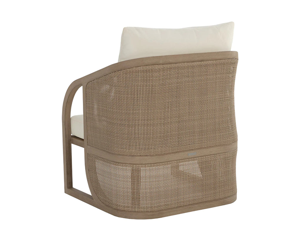 Saint Tropez Lounge Chair, Drift Brown