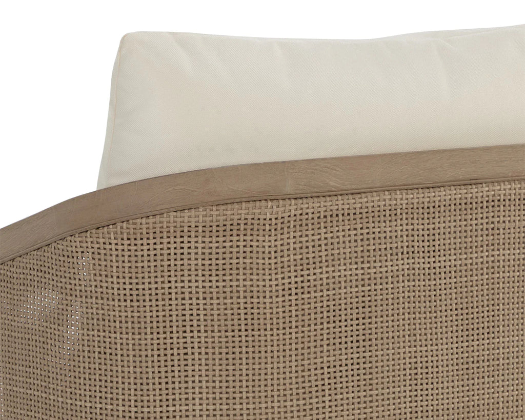 Saint Tropez Lounge Chair, Drift Brown