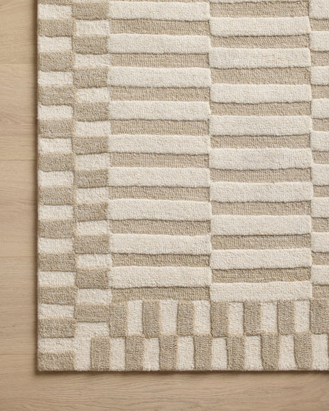 Chris Loves Julia x Loloi Bradley Ivory / Beige Rug