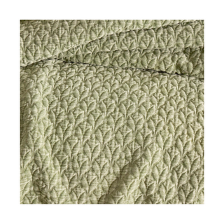 Naia Matelassé Coverlet, Sage