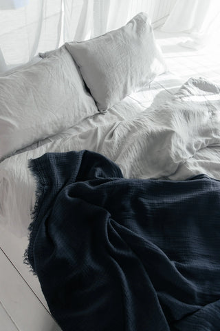 Savanah King Duvet Cover Set, Light Grey