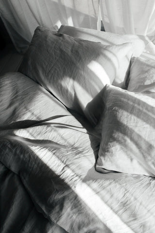 Savanah King Duvet Cover Set, Light Grey