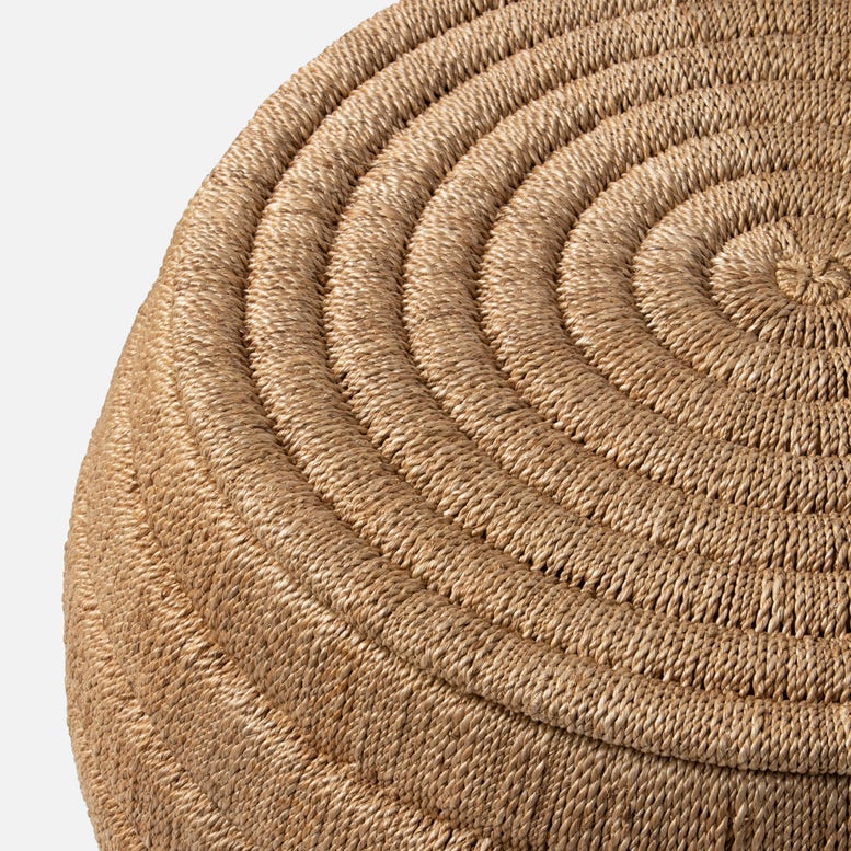Jasmine Abaca Ottoman