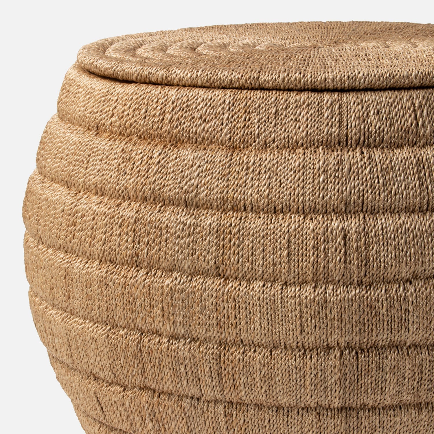 Jasmine Abaca Ottoman