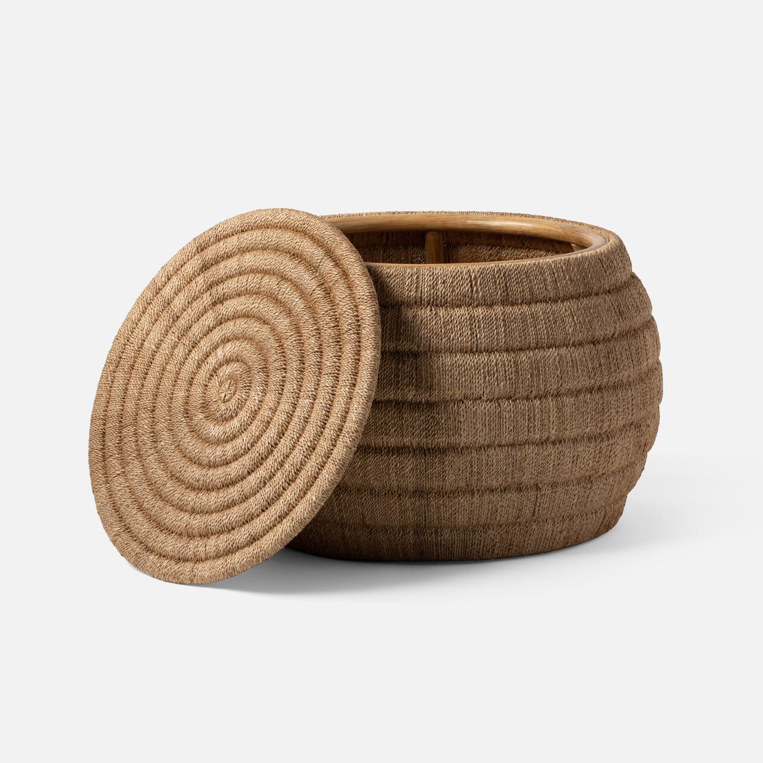 Jasmine Abaca Ottoman