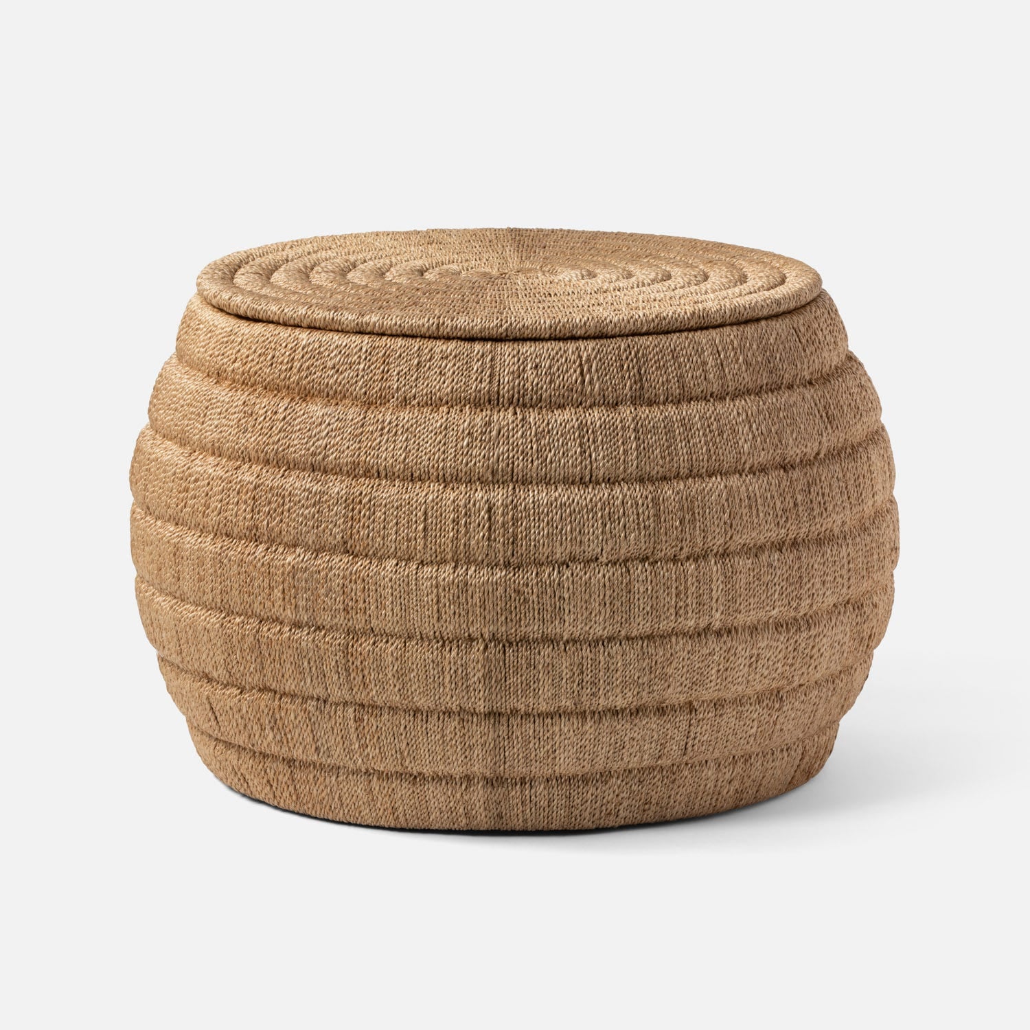Jasmine Abaca Ottoman