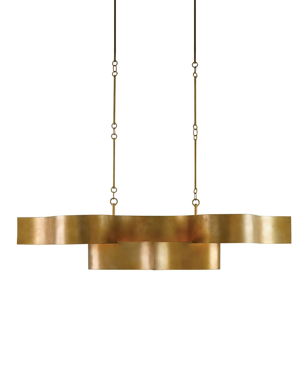 Athena Gold Oval Chandelier