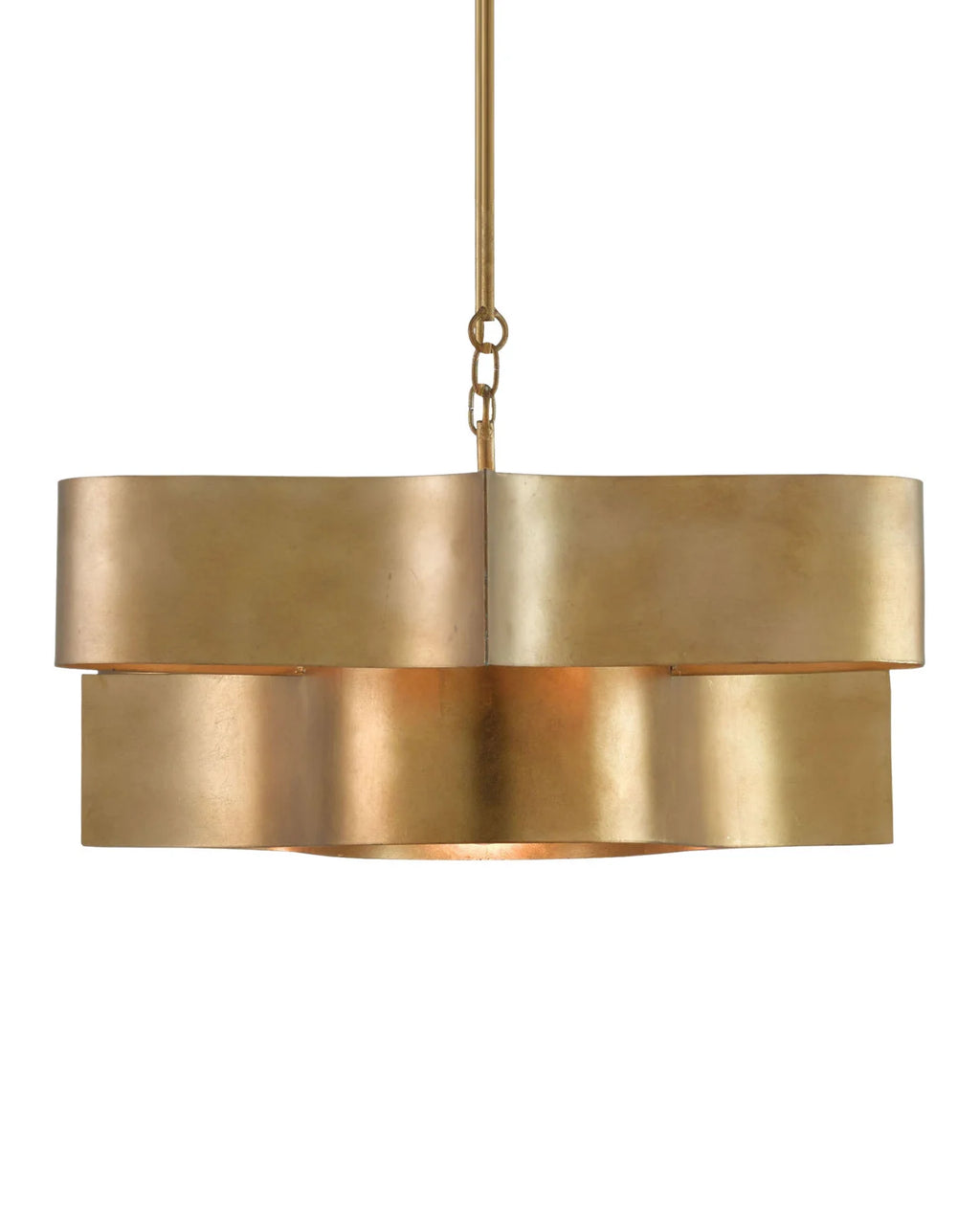 Athena Gold Oval Chandelier