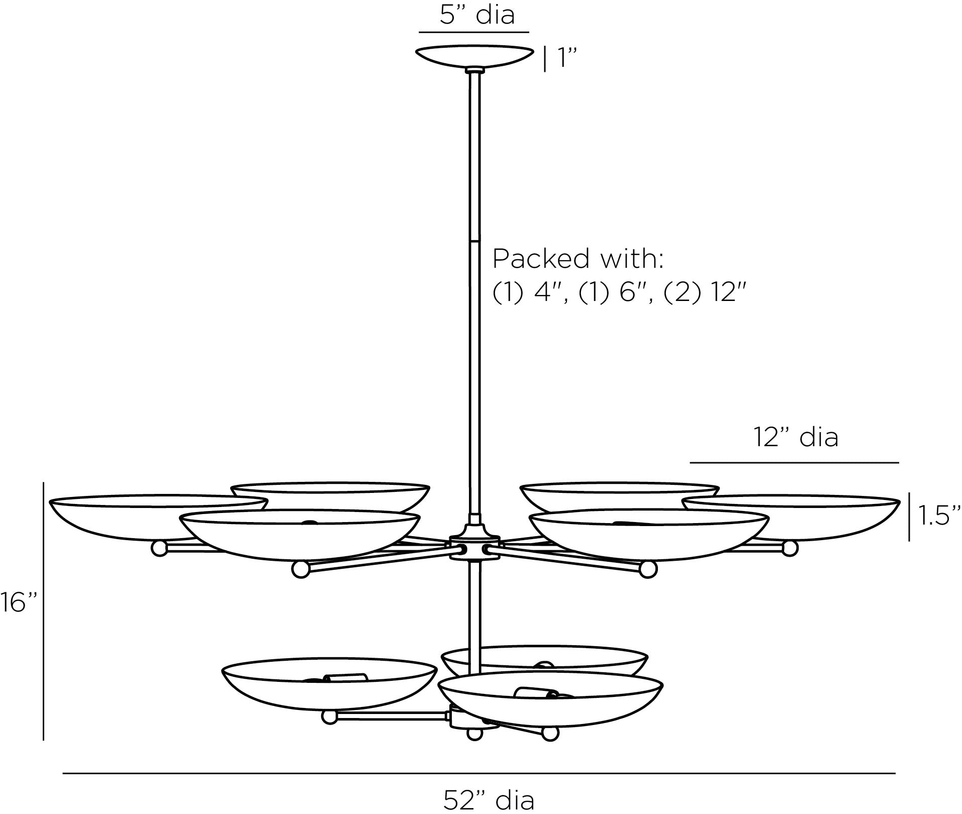 Griffith Two Teir Chandelier