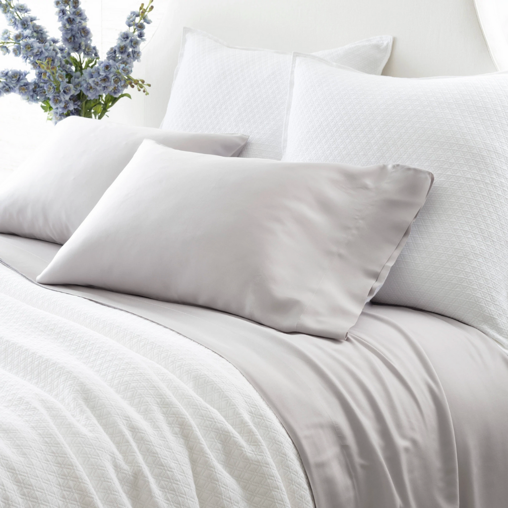 Lyanna Luxury Sheet Set, Grey