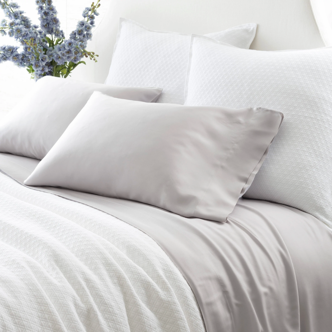 Lyanna Luxury Sheet Set, Grey