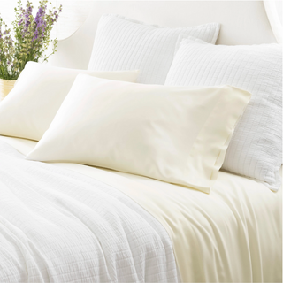 Lyanna Luxury Sheet Set, Ivory