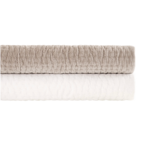 Valerie Velvet Quilt, Grey