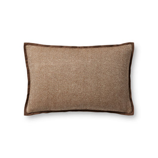 Jean Stoffer × Loloi Pillow Chocolate