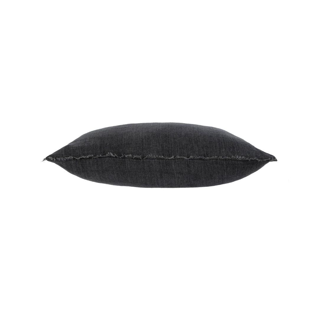 Lina Linen Charcoal Pillow