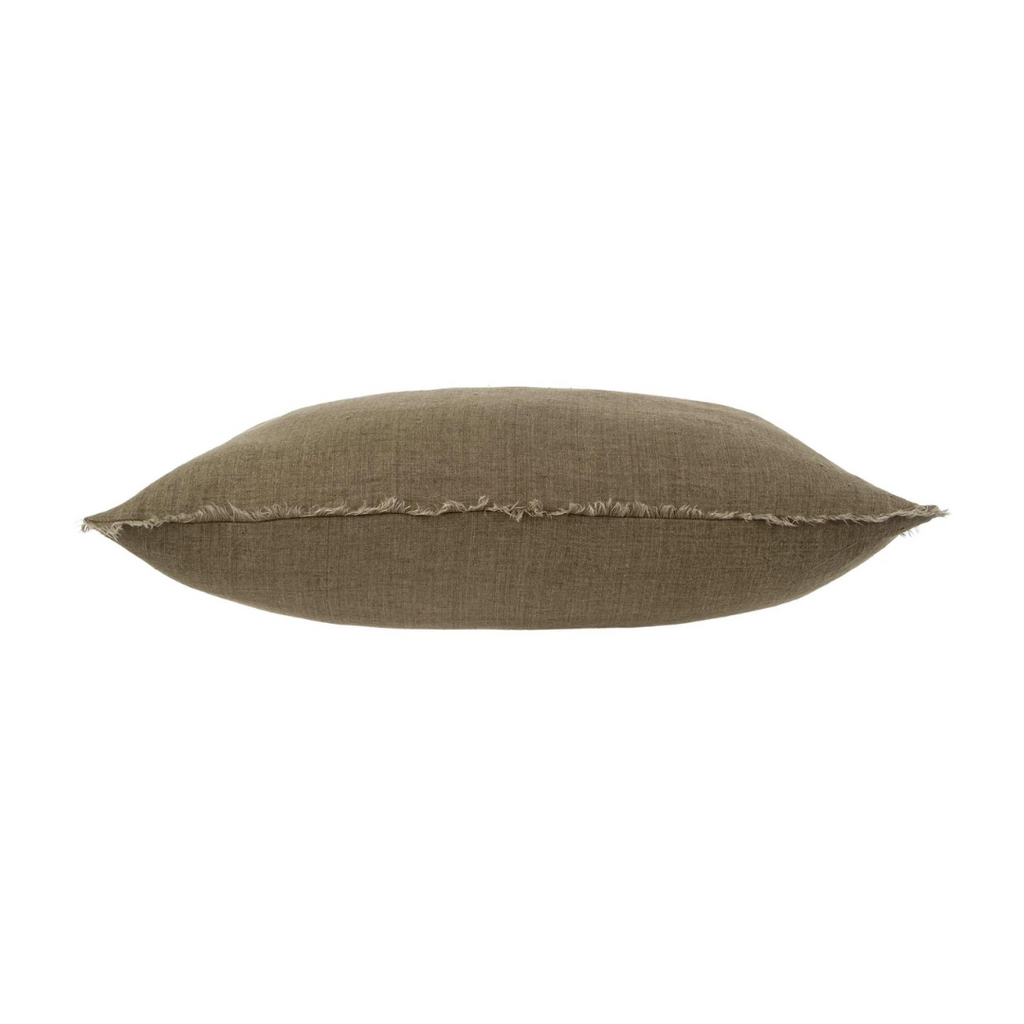 Lina Linen Mink Pillow