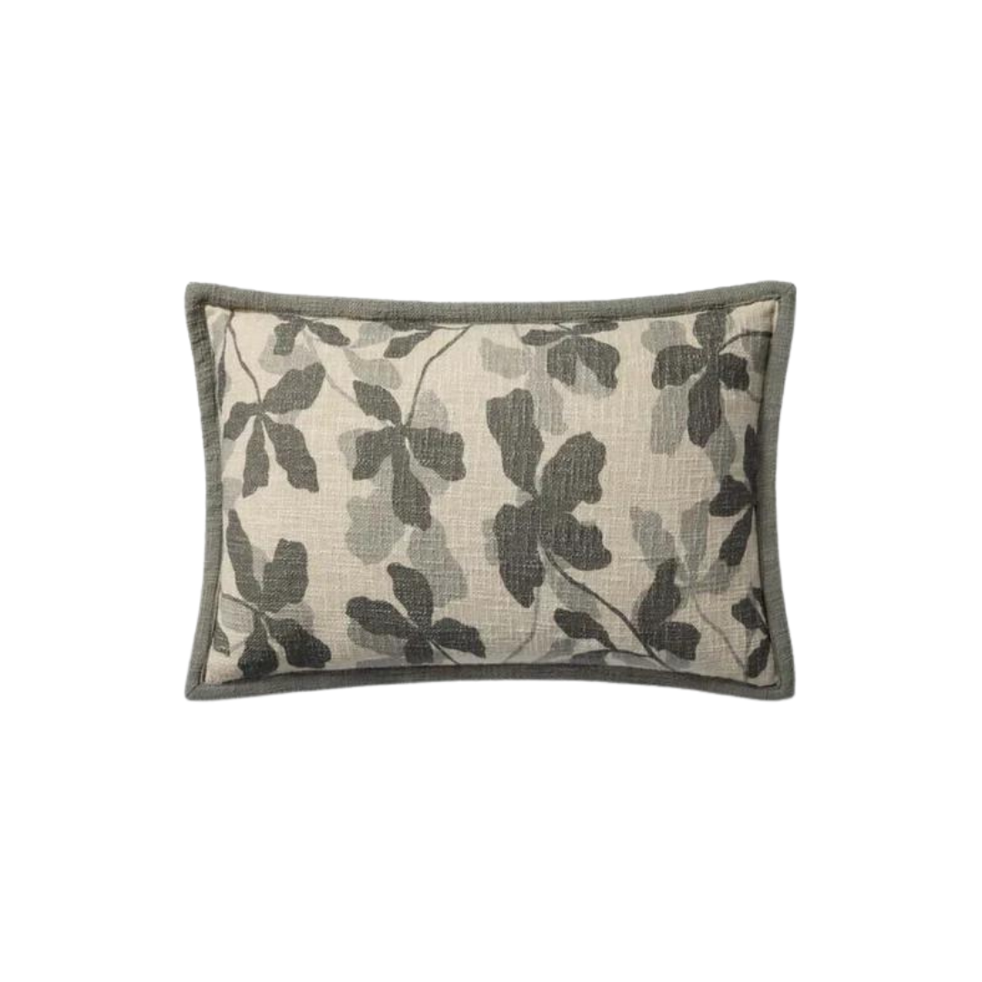 Brigette Romanek × Loloi Pillow Charcoal / Natural