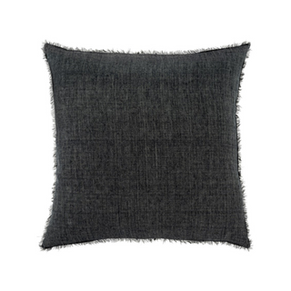 Lina Linen Charcoal Pillow