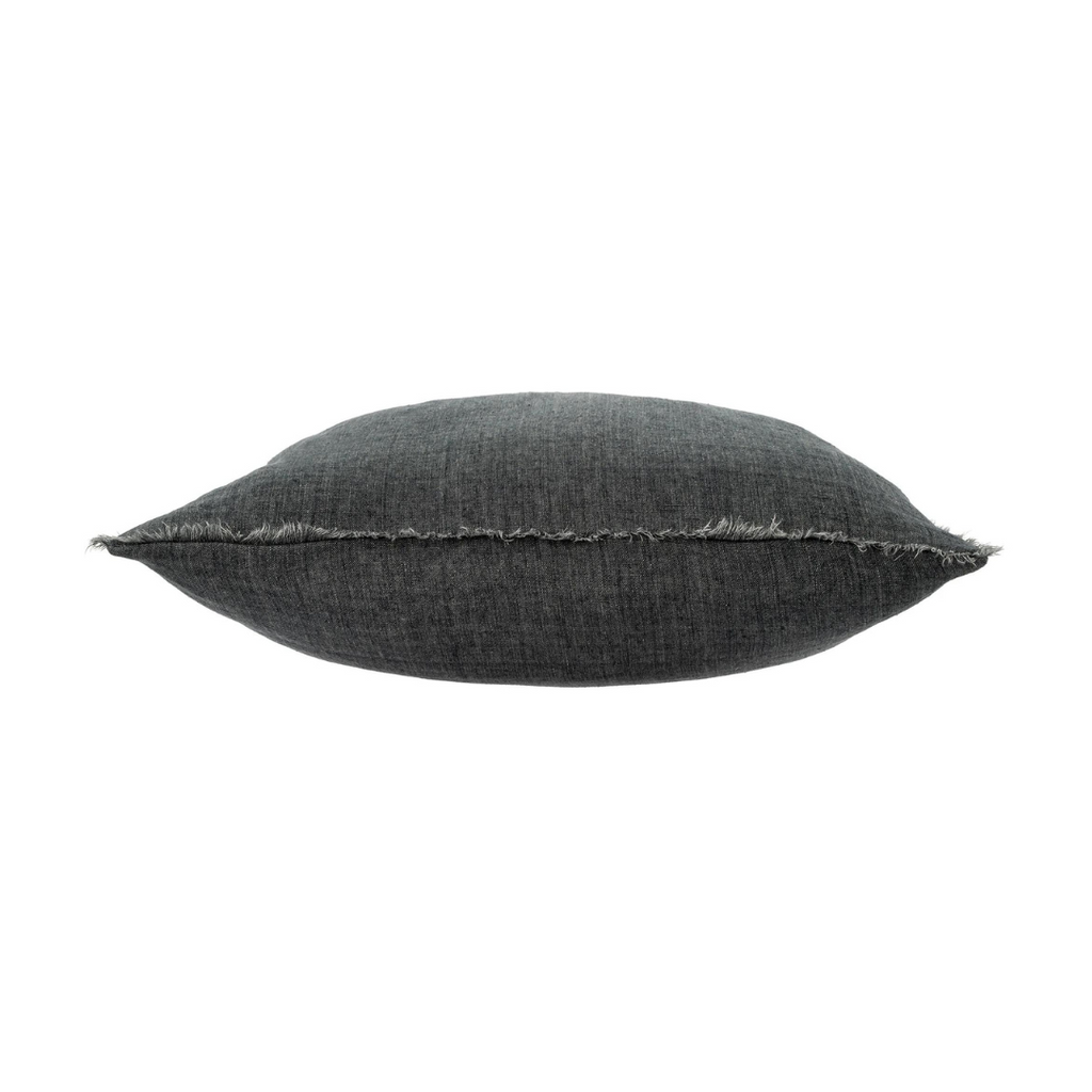 Lina Linen Charcoal Pillow
