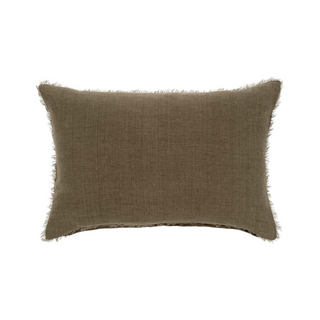 Lina Linen Mink Pillow