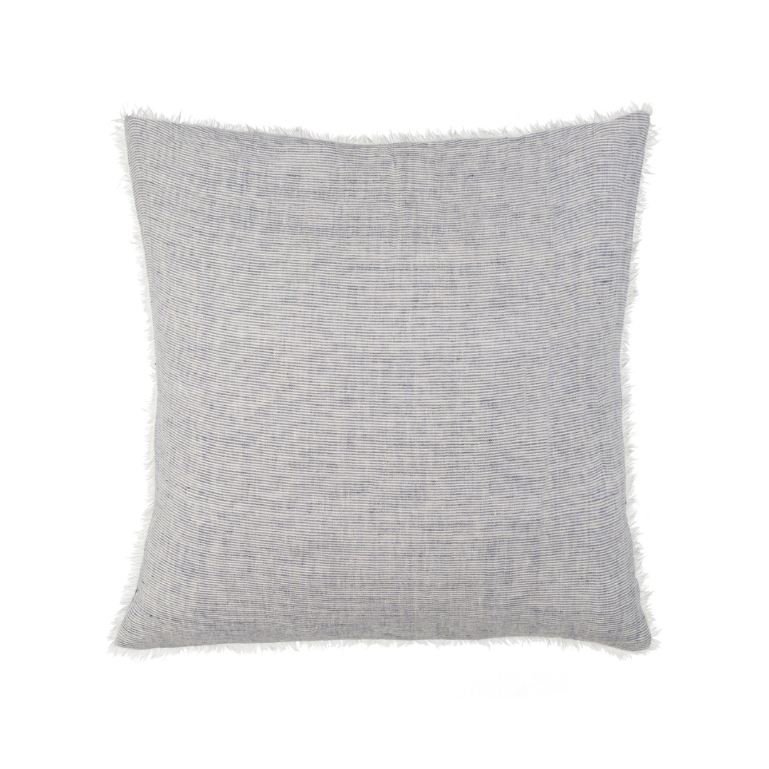 Lina Linen Navy Stripe Pillow