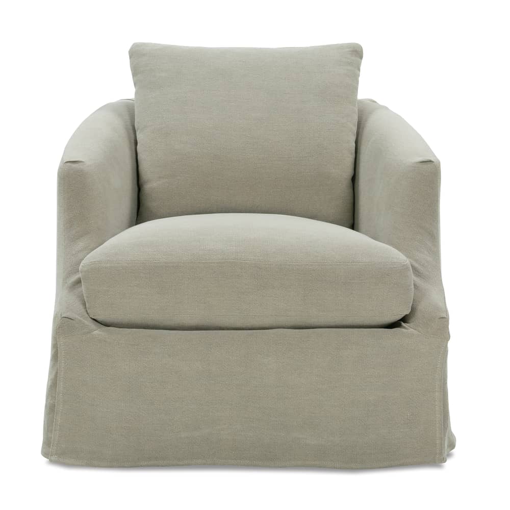 Farah Slipcovered Swivel