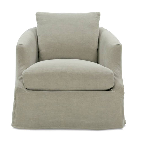 Farah Slipcovered Swivel
