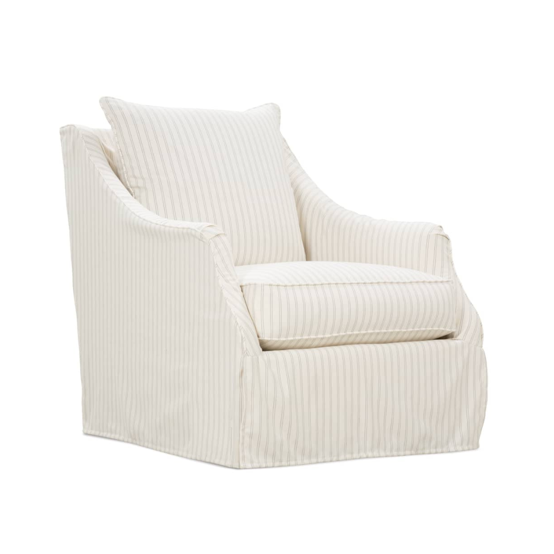 Molly Slipcover Swivel Chair
