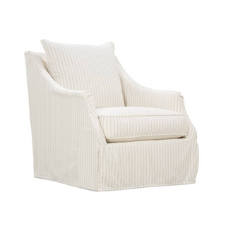 Molly Slipcover Swivel Chair