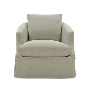 Farah Slipcovered Swivel
