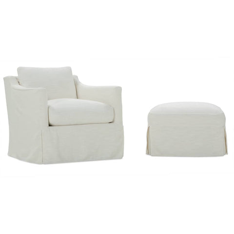 Sophia Slipcover Swivel Chair