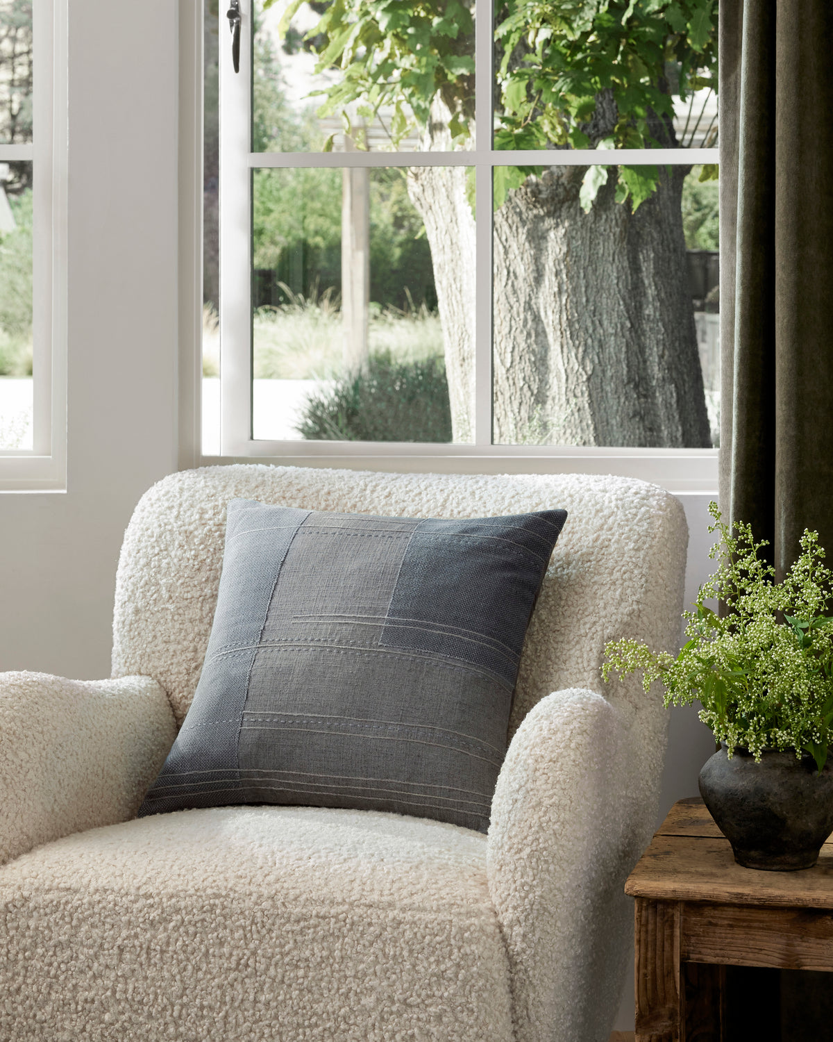 Mateo Blue Pillow