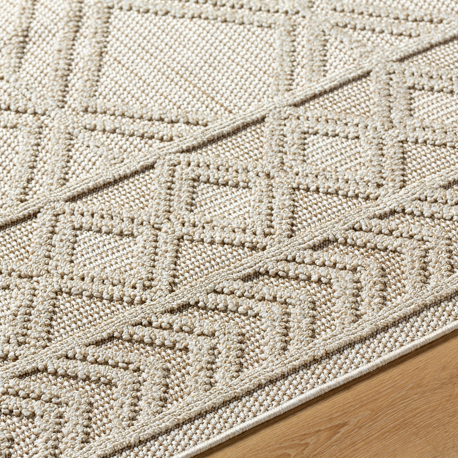 Rockport Ivory / Tan Rug