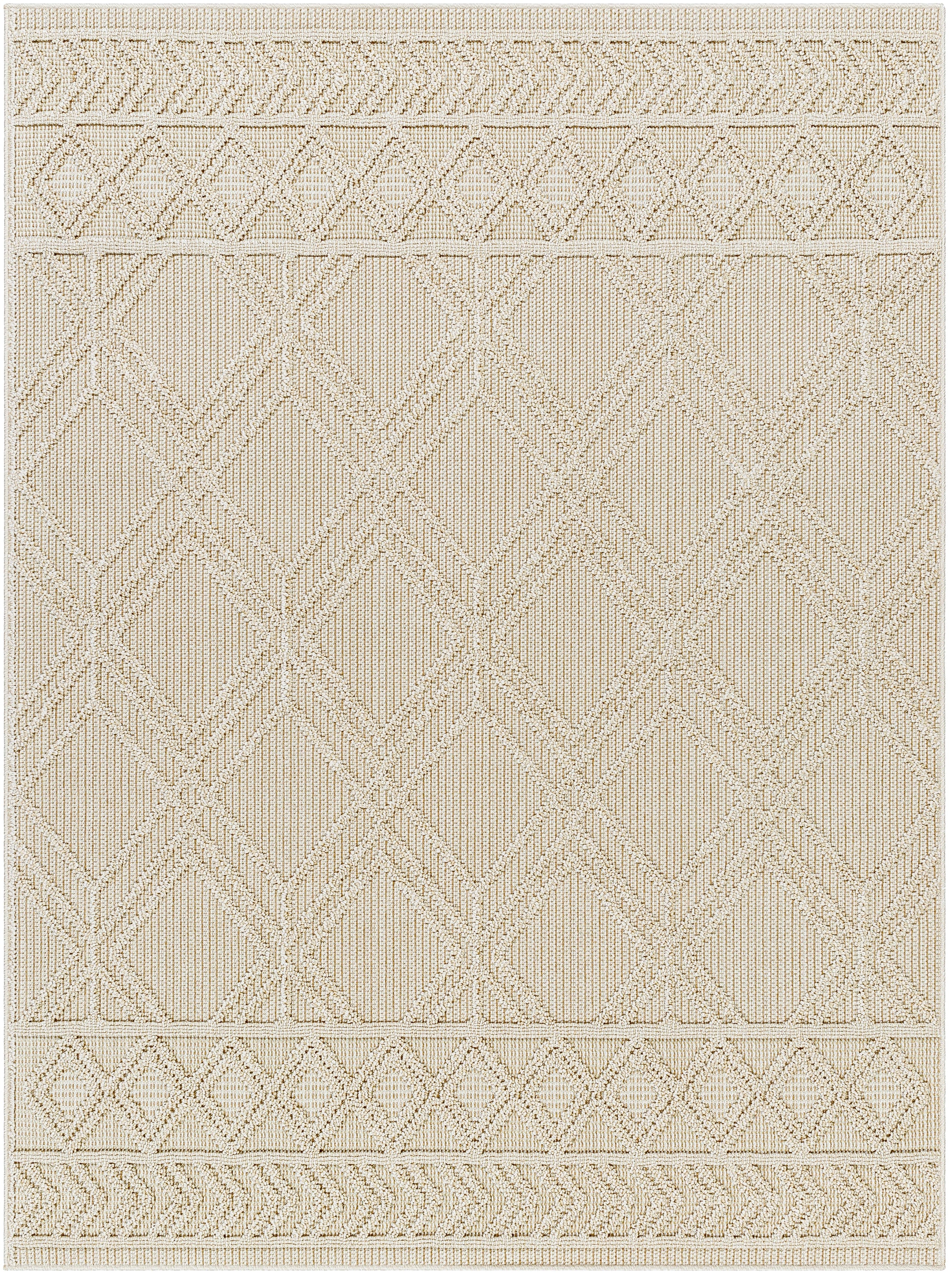 Rockport Ivory / Tan Rug