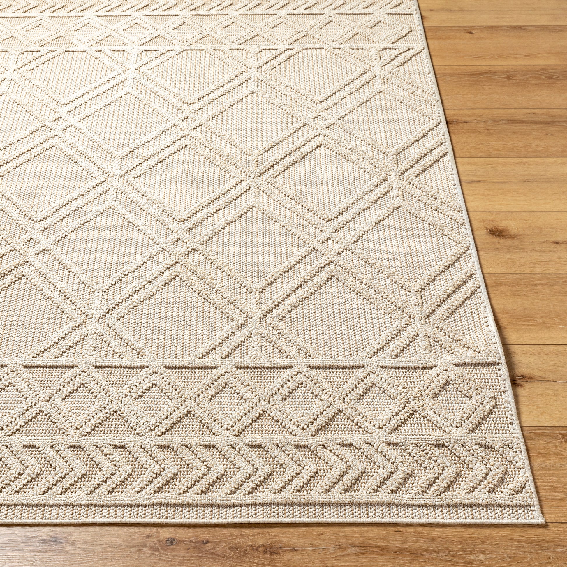 Rockport Ivory / Tan Rug