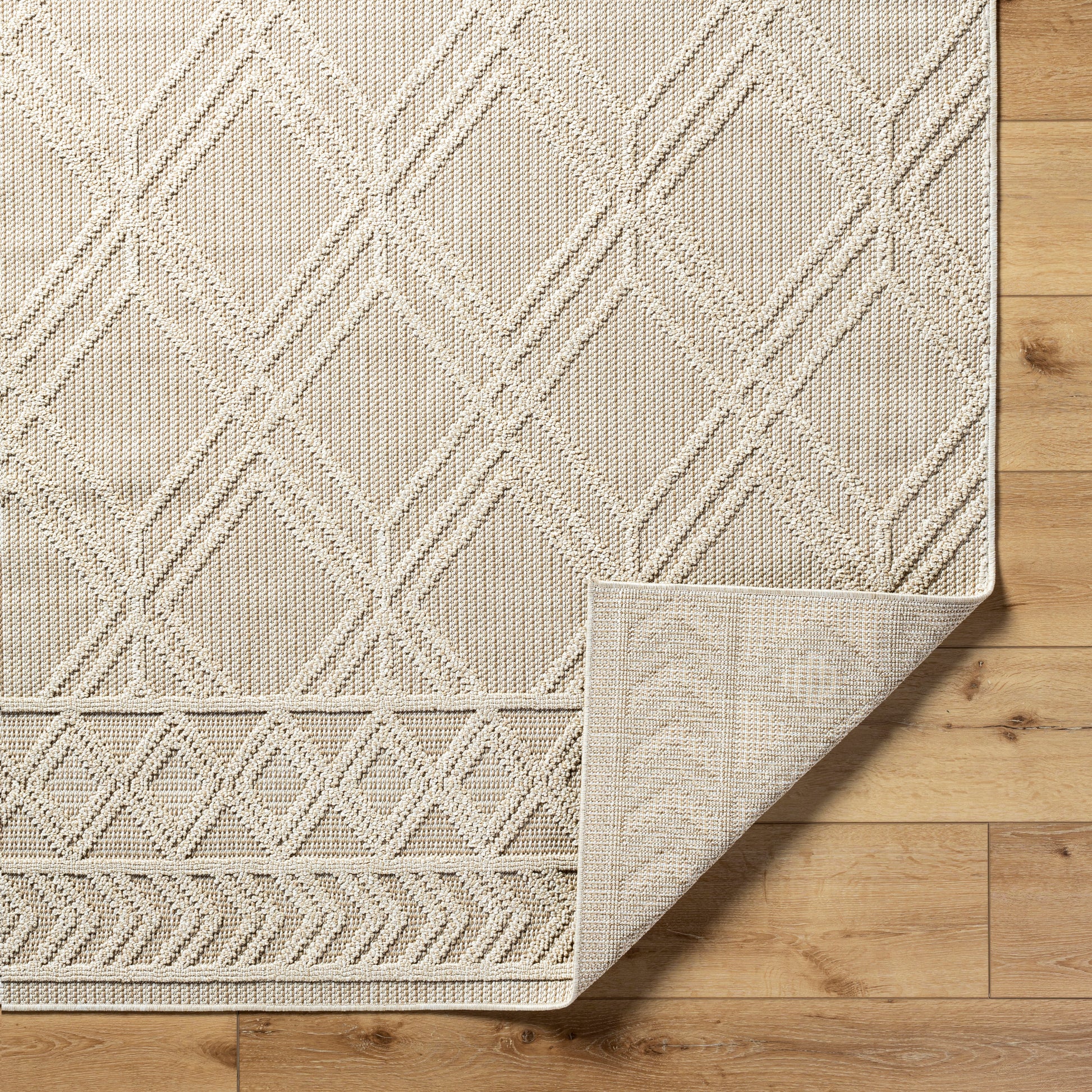 Rockport Ivory / Tan Rug