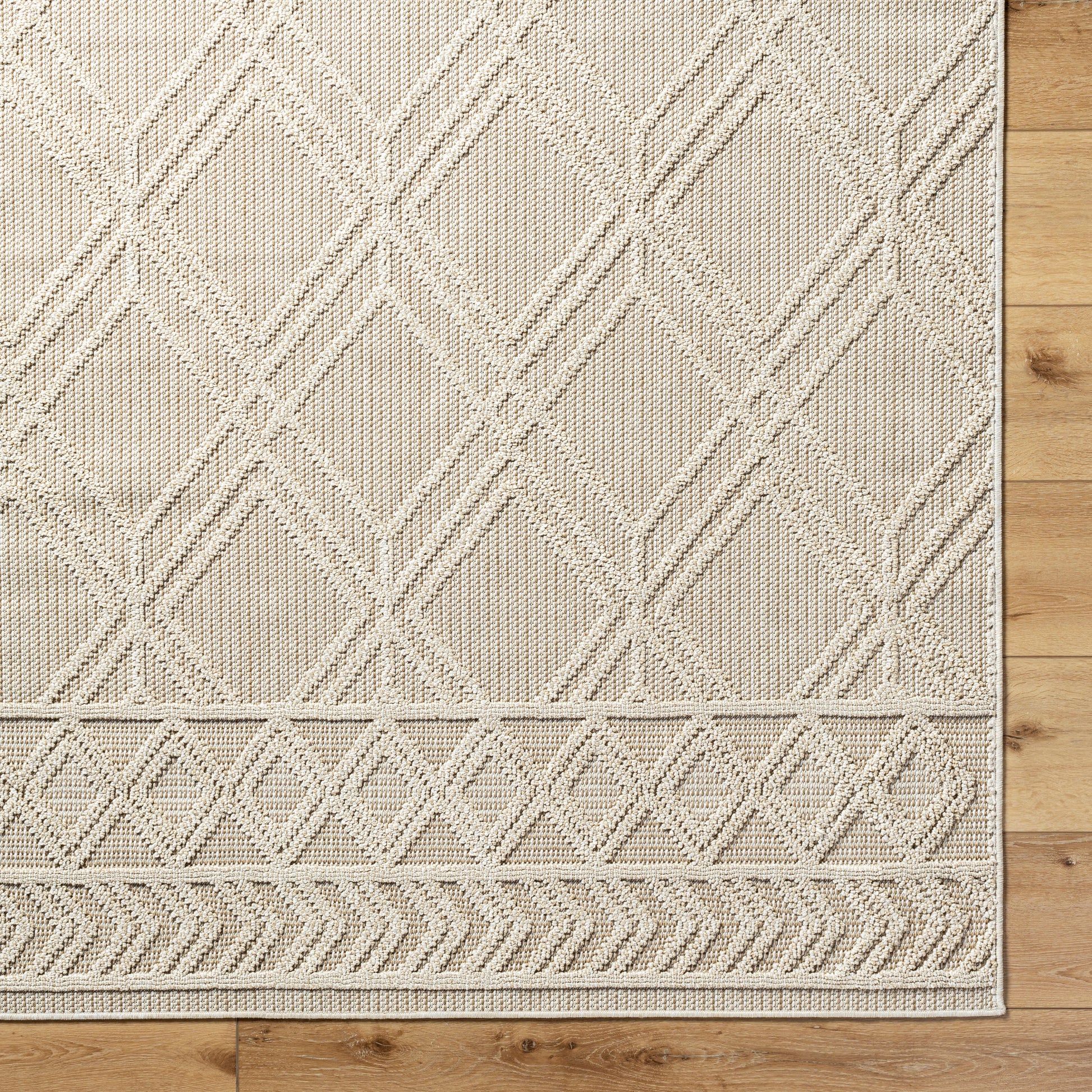 Rockport Ivory / Tan Rug