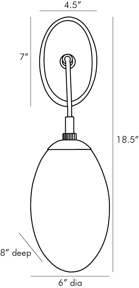 Oval Sconce
