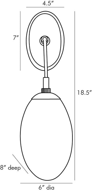 Oval Sconce