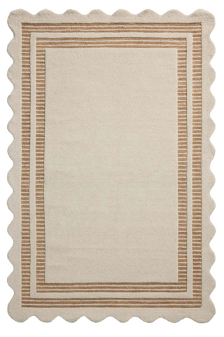 Chris Loves Julia x Loloi, Scottie Ivory / Rust Rug