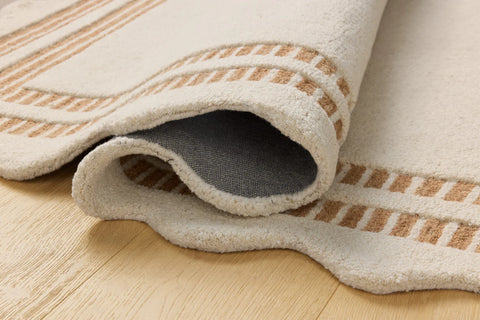 Chris Loves Julia x Loloi, Scottie Ivory / Rust Rug
