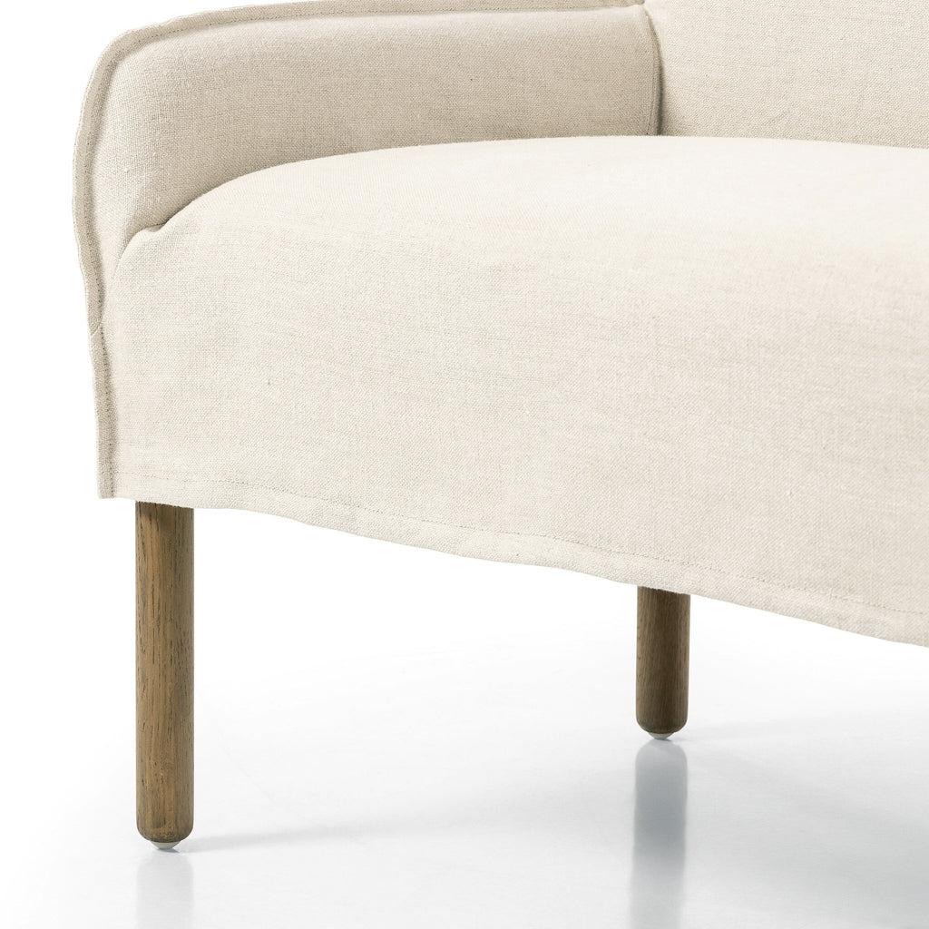 Alessia Slipcovered Banquette