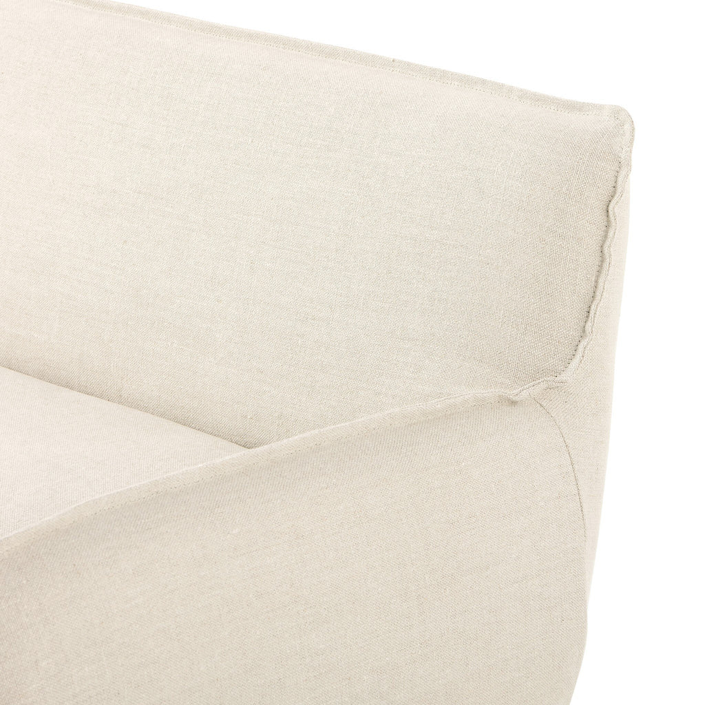 Alessia Slipcovered Banquette