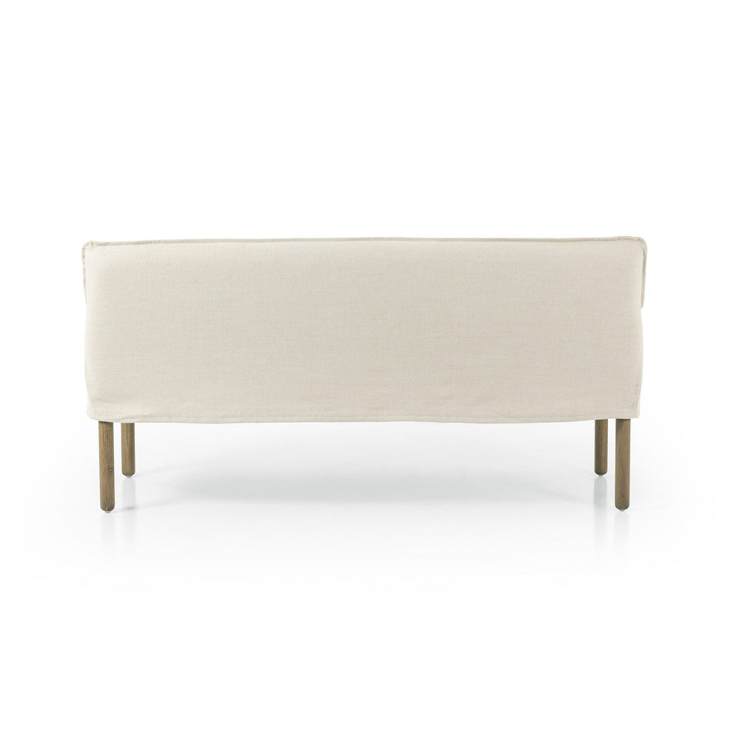Alessia Slipcovered Banquette