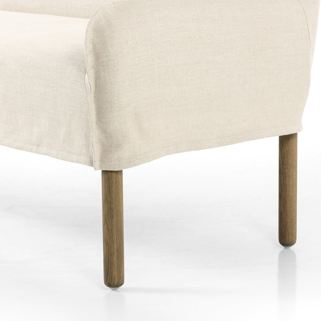 Alessia Slipcovered Banquette