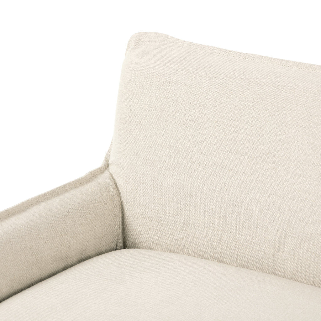 Alessia Slipcovered Banquette